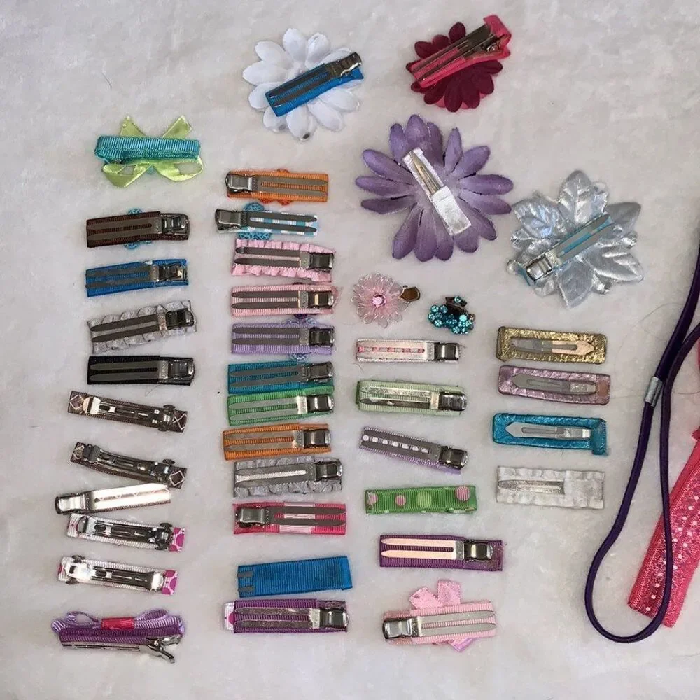 Girls Crystal Barrettes and Headbands